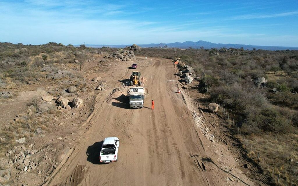 Avanza la obra de pavimento de la ruta provincial 28.